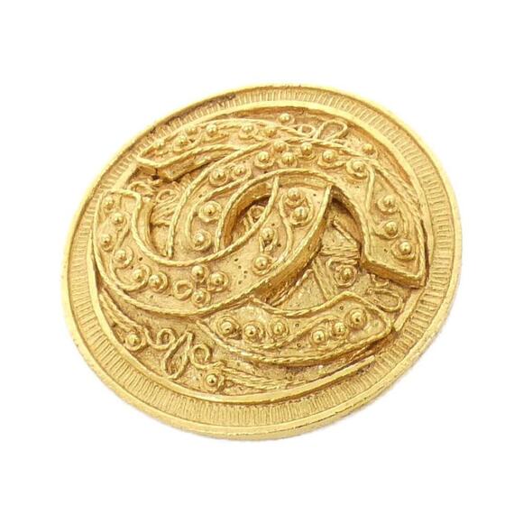 CHANEL Authentic Gold Brooch